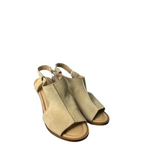 Barbara Barbieri Womens Beige Wedge Sandals Size 10M